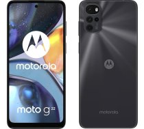 Motorola Moto G22 Dual SIM 64GB ROM + 4GB RAM (GSM, tikai bez CDMA) Rūpnieciski atbloķēts 4G/LTE viedtālrunis (Cosmic Black) - Starptautiskā versija