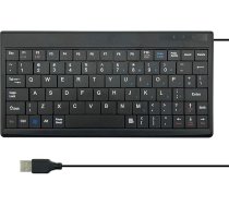 CUQI USB mini tastatūra, DIY eksperimentālā spēļu mini tastatūra, USB interfeiss TV kastītei, Windows PC, Raspberry Pi, Windows 10/8/7, (melna)