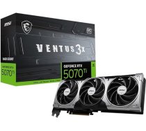 MSI GeForce RTX 5070 Ti 16G Ventus 3X OC - 16GB GDDR7 (28Gb/s/256 bitu), PCIe 5, Boost: 2482 MHz, HDMI 2.1b, DisplayPort 2.1b