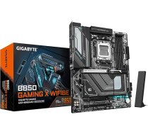 GIGABYTE B850 Gaming X WIFI6E pamatplate - AMD Ryzen 9000 sērijas procesori, 12+2+2 fāžu digitālais VRM, līdz 8200 MHz DDR5 (OC), 1xPCIe 5.0 + 2xPCIe 4.0 M.2, 2.5G LAN, WiFi 6E, USB 3.2 Gen 2x2
