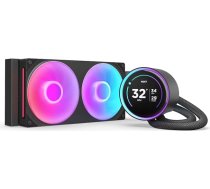 NZXT Kraken Elite 240 RGB - AIO CPU šķidruma dzesētājs - 240 mm radiators - F240 RGB Core ventilators - regulējams 2,72 collu IPS LCD displejs - Turbīna sūknis - Intel LGA 1700, 1200/115X, 1851 - AMD AM5, AM4 - melns