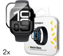 Rūdīts stikls ar melnu apmali Apple Watch 46mm Full Glue - 2 gab.