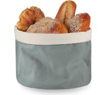 ecooe Maizes grozs ar aukliņu, maizes maisiņš, diametrs 25 cm, viegli pārnēsājams maizes grozs, 100% kokvilnas maizes grozs, pelēks maizes maisiņš, maizes kaste, putekļu izturīgs