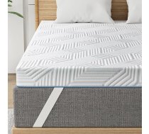 BedStory 10 cm augstuma matracis 180 x 200 cm, H3 un H4 želejas putu matracis, mazgājams pārvalks, matrača virskārta kastes atsperu gultai, dzīvojamo māju un dīvānu gultai