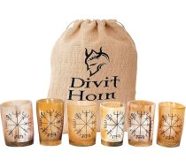 Divit autentisks vikingu rags | arhaiskais alus krūzis | Royal Flair | Dzeriet no īsta vērša raga krūzes (Fenrir, pulēts)