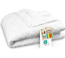 ZOLLNER 4 sezonu sega - vasarai un ziemai - 2 aizdares ar pogām - mazgājama līdz 60 °C - 135 x 200 cm - viesnīcas kvalitāte - Oeko Tex sertificēts