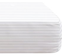 HOMEYA - Aizdares matrača pārvalks ar rāvējslēdzēju 90 cm gulam ar īpaši mīkstu mikrošķiedras rāvējslēdzēju, 90 x 190 x 25 cm, balts