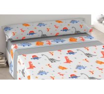 Degrees home Jurasic Bērnu segas pārvalks 105 x 190 cm, 105 x 190 cm, 50% kokvilna, 50% poliesters, 3 gabali, pelēks