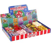 Ziemassvētku dekorēšana Candy Bar ar 900 g saldumu Ziemassvētki dekorēšanai un dekorēšanai, CAPTAIN PLAY Gatavs Ziemassvētku Candy Bar, īpaša dāvanu ideja Ziemassvētkiem