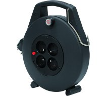 Brennenstuhl 1102501 H05VV-F 3G1,0 Comfort Line CL-L elektriskā kabeļa ruļļa pagarinātājs 5 m, melns, 1102701