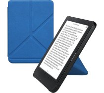 kwmobile Korpuss saderīgs ar Kobo Clara BW/Clara Colour/Tolino Shine (5) / Shine Colour Case - Mākslīgās ādas korpuss - aizsargvāciņš e-lasītāja vāciņam - vāks zils