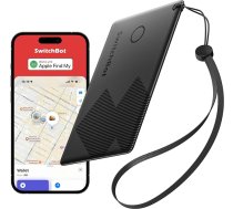 SwitchBot Wallet izsekošanas karte, viedā AirTag karte, saderīga ar Apple Find My (nedarbojas ar Android), izsekošanas ierīces akumulatora darbības laiks līdz 3 gadiem (nav uzlādējams), ūdensizturīga IP67
