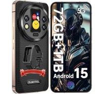 OUKITEL WP200 Pro 5G āra mobilais tālrunis - Android 15 72GB+1TB viedtālrunis ar viedpulksteni, 6,7 collu AMOLED FHD+ 120 Hz ūdensizturīgs bez līguma 8580mAh/45W, 108MP kamera, 5G Dual SIM/NFC/WiFi 6