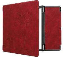 kwmobile Hülle saderīgs ar Amazon Kindle Scribe (2022/2024) Hülle - Māksliniecisks vāks - Pusteblume Love Dunkelrot