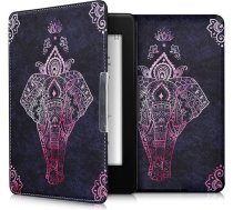 kwmobile Korpuss Amazon Kindle Paperwhite - Grāmatas stila PU ādas aizsargvāciņš e-lasītāja vākam Folio (2017 un vecākiem) Tumši rozā/intracīta krāsā