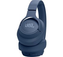 JBL Tune 770NC bezvadu austiņas ar adaptīvu trokšņu slāpēšanu un salokāmu dizainu - līdz 70 stundu akumulatora darbības laiks ar ātrās uzlādes funkciju - zilas krāsas