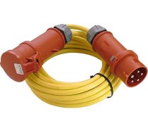 kā - Schwabe augstsprieguma pagarinātājs 10 m K35 AT-N07V3V3-F 5G4 - 400V/32A/6h/aptuveni 22kW - Būvlaukums, dārzs - 5 kontaktu izturīgs CEE pagarinātājs lietošanai ārpus telpām - IP44 - Ražots Vācijā, 60705