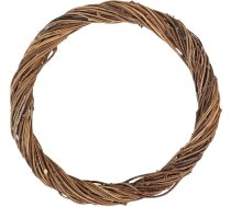 Qaziuy 3 gabali Ziemassvētku vainags, dabīgs vīnogulāju vainags, vīnogulāju vainags, rotangpalmas vainags DIY amatniecības vainags, priekšdurvis, sienas piekaramais vainags, svētku rotājums, kāzu aksesuāri, 25 cm