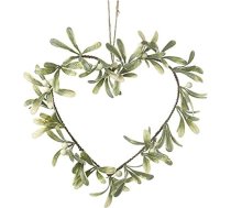 Heaven Sends Mistletoe Heart Ziemassvētku vainags