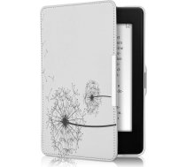 kwmobile Flip Cover Case For Amazon Kindle Paperwhite (2012/2013/2014/2015/2016/2017) - Flip Cover Case eReader Book Style Flip Cover Case Eiffel Tower Louvre Design Grey/White