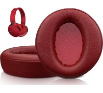 SOULWIT rezerves austiņu spilventiņi Sony MDR-XB950 XB950BT XB950B1 XB950B1 XB950N1 XB950AP austiņu austiņu austiņām uz ausīm rezerves spilventiņi ar mīkstāku proteīna ādas troksni izolējošām putām (melni)