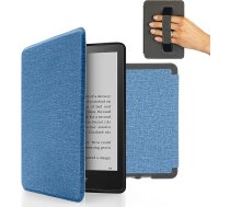 MyGadget futrālis Amazon Kindle Paperwhite 11. paaudzes (no 2021. gada - 6,8 collas) ar siksniņu un automātiskās miega/modināšanas funkciju - flipa futrālis gaiši zilā krāsā