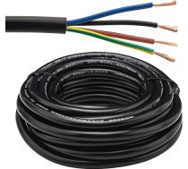 URCIANOW RVV vads 4x0.75mm² 18 Gauge 4 Core Extension Lead Copper Wire 5M 18AWG Extension Lead PVC kabelis mājai / birojam / rūpniecībai