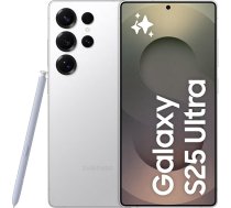 Samsung Galaxy S25 Ultra AI viedtālrunis ar Galaxy AI, bez līguma, mobilais tālrunis ar Android, 12 GB RAM, 512 GB atmiņa, 200 MP kamera, titāna balti sudraba krāsā