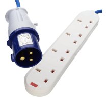 kenable 4 Way 16a Motorhome/Caravan/Camping Power Cable Electric Hook Up Extension Connection Cable 2 m [2 Metri/2 m]