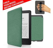 MyGadget futrālis Amazon Kindle Paperwhite 7. paaudzes (līdz 2017. gadam - 6 collas) ar siksniņu un automātiskās miega/modināšanas funkciju - tirkīza flip case