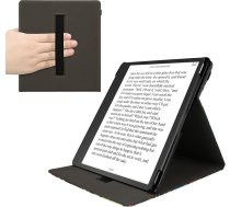 kwmobile Korpuss saderīgs ar Amazon Kindle Scribe (2024) Korpuss - Korpuss ar cilpu un statīvu - Bibliotēkas motīvs Daudzkrāsains