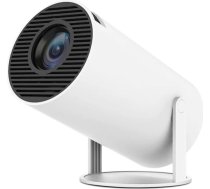 KINMRIS 4K projektors Android 11 WiFi6 H713 200ANSI BT5.0 1080P Dual WiFi 180 grādu slīpuma funkcija, 130 collu ekrāns Mājas kinozāles āra portatīvais projektors telefonam/PC/Lap/TV stick