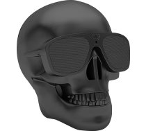 Bezvadu skaļrunis, Possec Bluetooth Skull Stereo stereo pārnēsājamie skaļruņi atbalsta AUX iPhone 7 Plus Android viedtālrunim Tablet PC Black