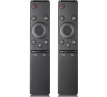2 Stück Ersatz für Samsung Fernbedienung Fernseher, Universalfernbedienung kompatibel mit Allen Samsung Smart Frame, Curved, QLED, UHD, SUHD, HDR, LCD, LED HDTV televizori