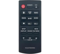 Universālā tālvadības pults, kas saderīga ar Panasonic N2QAYB000944 N2QAYB000984 N2QAYB001093 SA-PM250B SA-UX100 SC-HC19 SC-HC29 SC-HC195 SC-HC200 SC-HC297 SC-PM222 50 SC UX100 CD Stereo sistēma