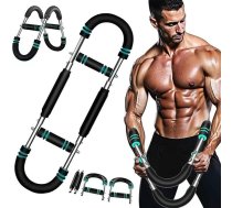 Twister roku trenaЕѕieris, 20-40 kg, regulД“jams, U-veida plaukstas spД“ka trenaЕѕieris, mДЃjas krЕ«ЕЎu stieЕ†a, mДЃjas krЕ«ЕЎu stieЕ†a, tricepss, muguras treniЕ†ЕЎ | AugЕЎД“jДЃ Д·ermeЕ†a un iekЕЎД“jo augЕЎstilbu stiprД«bas treniЕ†u aprД«kojums