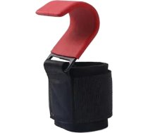 Svaru celšanas plaukstas siksnas 2 / 1 gab Svaru pacelšanas āķa rokturi ar plaukstas aproces sporta zāle Rokas josla Wrist Strap Fitnesa āķa svara josta Pull Up Power Lift cimdi spēka treniņiem Bodybuilding