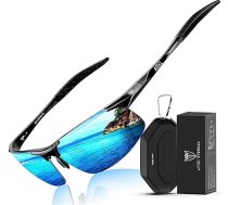 ATTCL vīriešu polarizētas metāla rāmja saulesbrilles Sporta brilles Al-Mg metāla rāmis Ultra Light