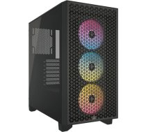 Korpuss 3000d airflow rgb tg mid-tower melns