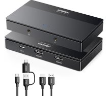 UGREEN 4K video uztveršanas karte, HDMI uz USB 3.0 C tipa video uztvērējs 1080P 60 kadru sekundē spēļu video ierakstīšanai, saderīga ar Switch PS5 Xbox iPad DSLR MacBook klēpjdatoru PC Phone Mac Mini 4
