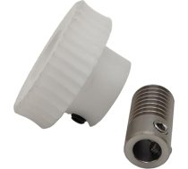 Zobrats 1 gab Worm gear komplekts 0.8m 30 zobu POM plastmasas Worm gear 1: 30 pārnesumu attiecība 6mm Bore nerūsējošā tērauda Worm vārpsta mehāniskās piedziņas mehānikai