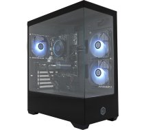 CYBERPOWERPC Wyvern Gaming PC - AMD Ryzen 7 5700X, Nvidia RTX 5060 8GB, 16GB RAM, 1TB NVMe SSD, 650W 80+ PSU, Wi-Fi, Windows 11, Prism Panoramic RGB Black