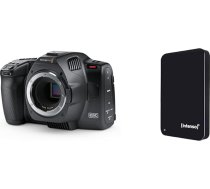 Blackmagic Design Pocket Cinema Camera 6K G2 & Intenso 6023560 1TB atmiņas disks USB 3.0 2,5'' ārējais cietais disks, mehāniskais cietais disks