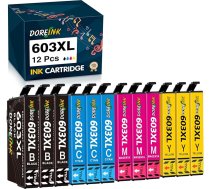 603 XL Epson 603XL 603 krāsu kasetnes, kas saderīgas ar Epson Expression Home XP-3100 XP-3105 XP-2100 XP-2105 XP-4100 XP-4155 Workforce WF-2810 WF-2830 WF-2835 WF-2850 (iepakojums