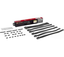 Thermaltake TtMod piedurkņu pagarinājuma barošanas kabeļu komplekts, ATX/EPS/8-pin PCI-E/6-pin PCI-E ar ķemmēm, melns, AC-052-CN1NAN-A3