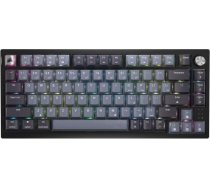 Corsair K65 Plus bezvadu 75% RGB mehāniskā spēļu tastatūra ar karstās pārslēgšanas funkciju, iepriekš eļļoti MLX sarkanie lineārie slēdži, skaņas izolācija, PBT tastatūra, QWERTY ES - melna