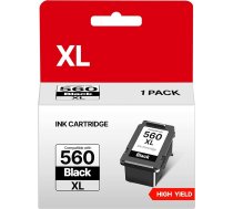 PG 560 XL PG560XL saderīgs ar Canon printeru kasetnēm 560 561 560XL 560 XL 560 XL PG-560 XL priekš Canon TS5350i kasetnēm TS7450i TS5350a TS5351i TS7450a TS7451a TS5350 TS7450 TS5351fin(1 iepakojums, melns)