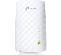 TP-Link AC750 universālais divjoslu diapazona pagarinātājs, platjoslas/Wi-Fi pagarinātājs, Wi-Fi pastiprinātājs/Hotspot ar Ethernet pieslēgvietu, Plug and Play, vieds signāla indikators, UK kontaktdakša (RE220), balts