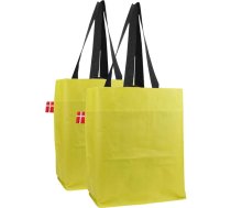BikeZac Cobags 2.0 velosipēdu soma, Velosipēdu iepirkumu soma, Velosipēdu iepirkumu soma, Soma bagāžniekam, Iepirkumu ratiņu soma, Atkārtoti lietojama, Soma pārstrādei