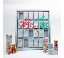 Sallys Sprinkle Calendar - Adventes kalendārs ar 24 cukura dekoriem - cepšanai un dekorēšanai - atkārtoti lietojamās pudelēs - Ziemassvētku kalendārs hobija cepējiem un dekorēšanas faniem